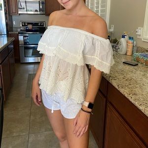 American Eagle Off The Shoulder Shirt